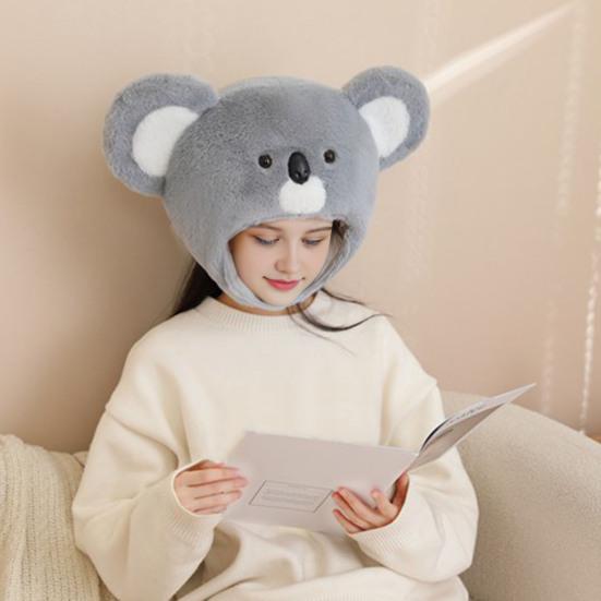 Koala Stirnband Hut Weicher Plüsch Kopfschmuck für Halloween Party Cosplay Foto Requisiten Niedliches Koala Kostüm Accessoire