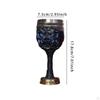 Vintage Medieval Goblet Ceremonial Drinkware Anniversary Gifts Reusable Handcraft Desktop Decor