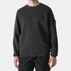 STONE ISLAND Round Neck Long Sleeve Solid Color Sweatshirt Men Sweatshirt Lead-Gray K2S156100060S0051-V0062