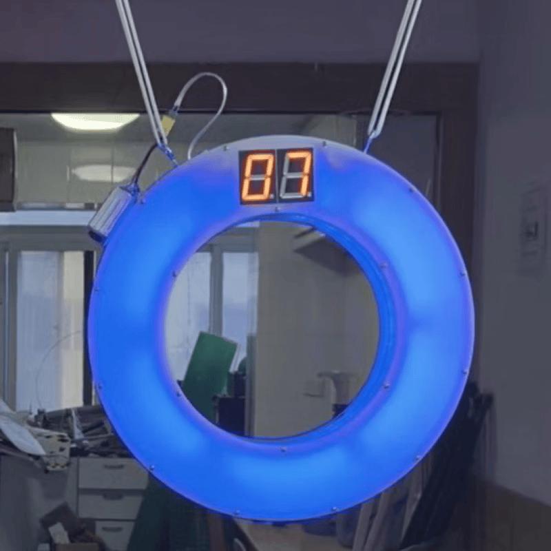 Drone Soccer Gates with Electronic Scoreboard синий