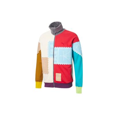 X Michael Lau Collab Warmer Strickpullover mit Stehkragen Herren Tops Eierlikör 530350-75