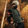 Anime Vierde Hokage Kakashi Hatake Cosplay Kostuum Voor Jonge Ninja, Inclusief Pruik.
