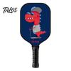 Junior Pickleball Paddle Kids Cartoon Print Lightweight Glass Fiber Portable Children Racket Accessories Birthday Gift Youth