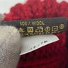 Louis Vuitton logo Mitten accessories with badge gloves wool Red