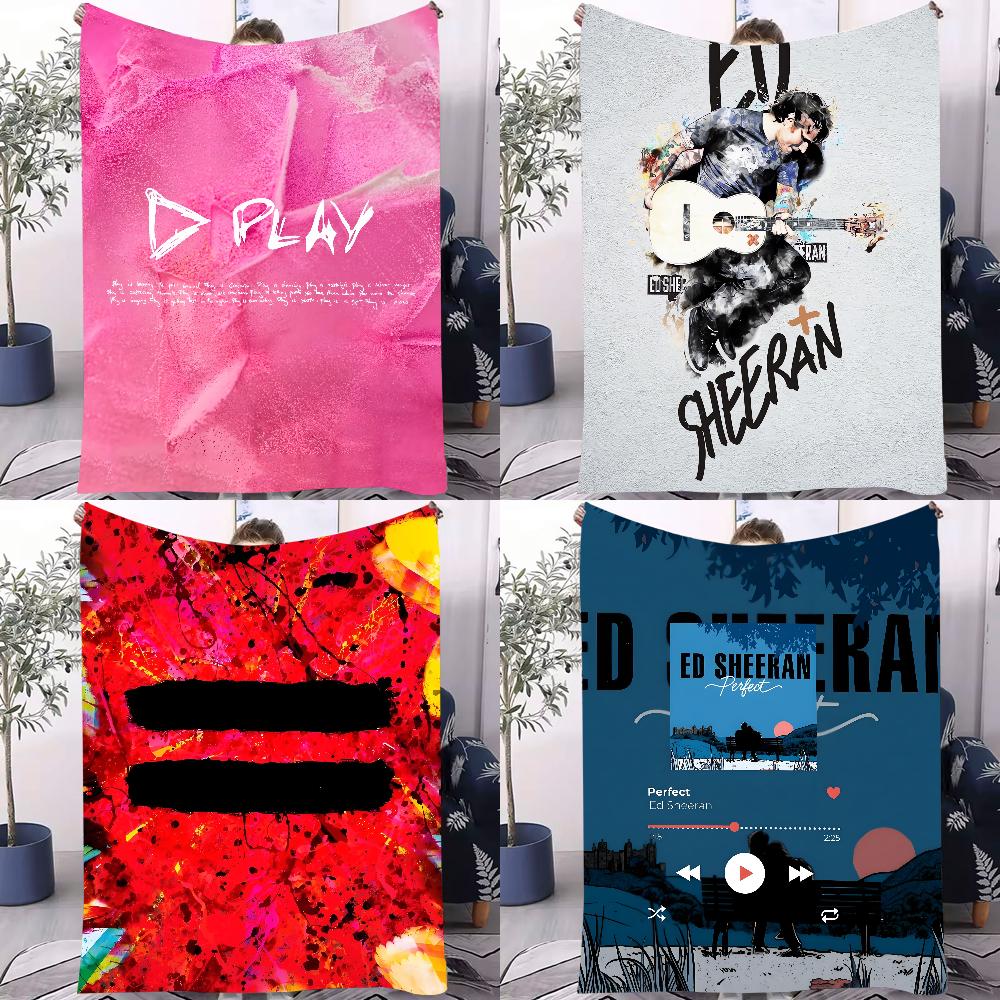 Singer Ed S-Sheeran Play Blanket Design Lightweight For Dorms, Naps, Living Room, Office,Sofa,All-Season