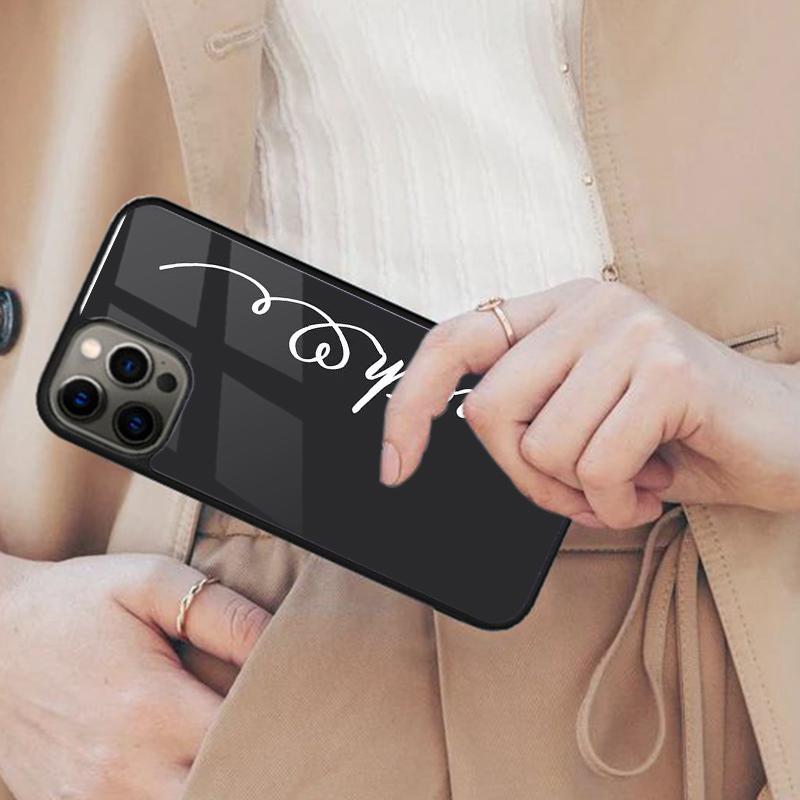 Personalised Name Initials Magnetic Phone Case For APPLE iPhone 17 Air 16 14 13 12 Pro Max 15 Plus Wireless Charge MagSafe Cover