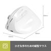 DELUX Ergonomic Wireless Small Vertical 4000 Dual for Carpal and Hand for and Macs Mouse, Quiet, Hand, Mouse, DPI, 2.4G/Bluetooth 5.2 Mode,