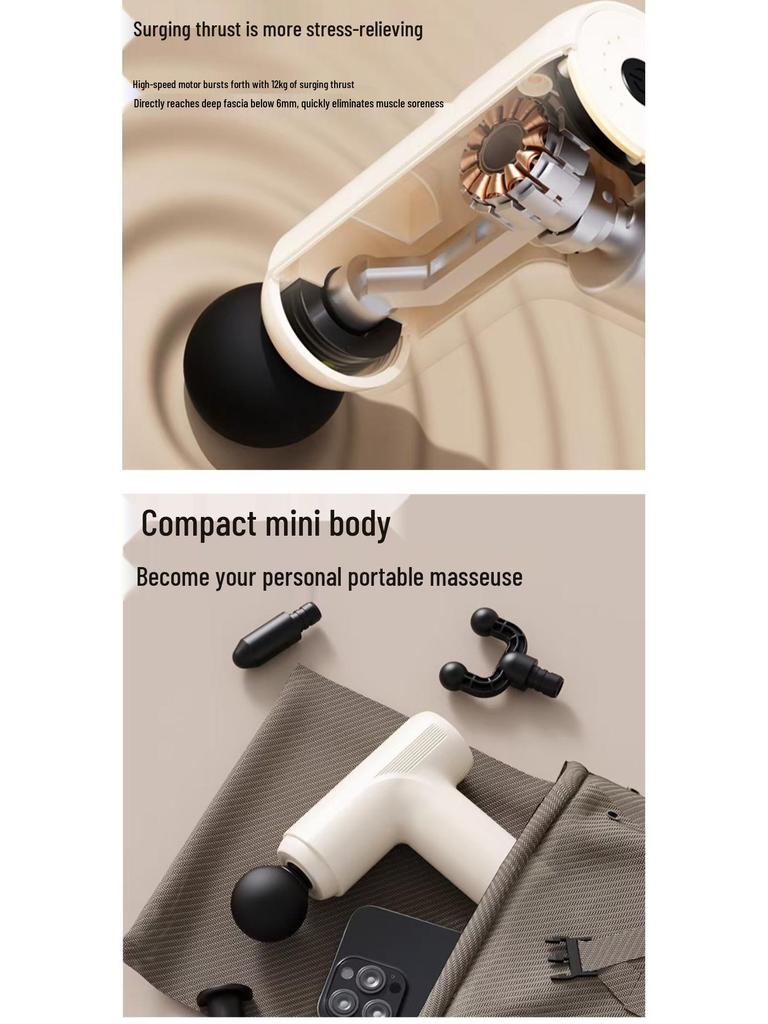 Smart Mini Fascia Gun - Electric Muscle Relaxation Massager for Full Body