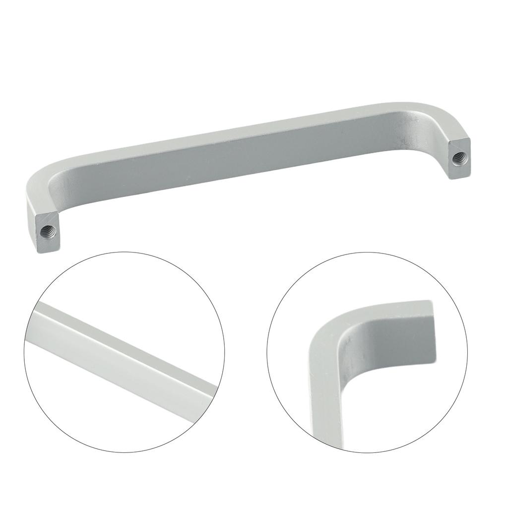 Door Knobs Handle Kitchen Door Cabinet Straight Handle Space Aluminum Handle For Drawer Cabinet Cupboard Door Furniture Hardware