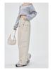 Korean Style Women's Casual Cargo Pants - Spring/Summer Straight Fit