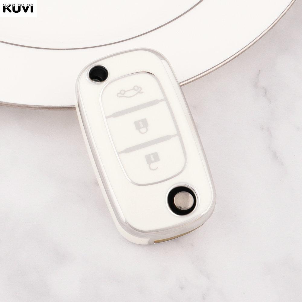 Tpu Car Remote Key Case Cover Fob For Renault Megane 2 Fluence Clio For Mercedes For Lada Vesta Granta Xray Kalina Priora Sedan