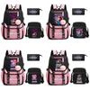 3Pcs/set Anime Cartoon Kpop Demon Hunters Printed Backpack with Shoulder Bag for Teenager Student Girl Boy Large Capacity Bookbag Travel Bag Kid Gift