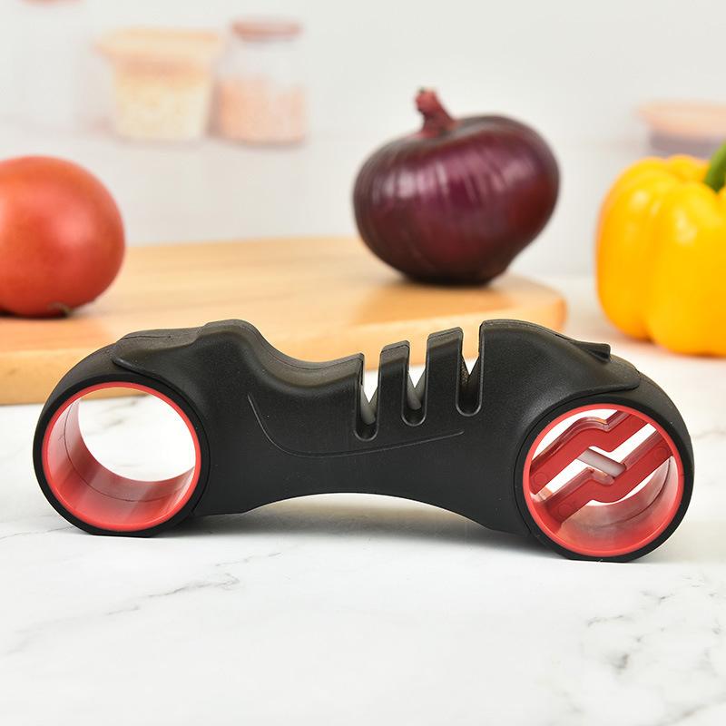 Knife Sharpener New Multifunctional Scissors Sharpening Artifact Manual Tungsten Steel Sharpening Tool Household Quick Knife Sharpener