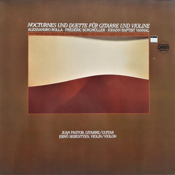 

LP Record JUAN PASTOR ERNO SEBESTYEN Nocturnes Und Duette Fur Gitarre Un VMS1034 SCHWANN MUSICA 1984 Germany Classical Used