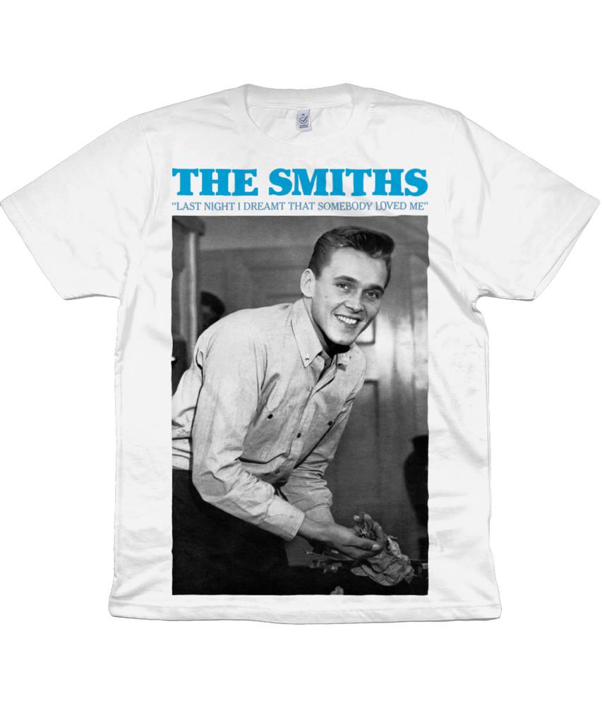 

The Smiths - Last Night I Dreamt... - 1987 - Blue Text - Organic T-Shirt 4XL