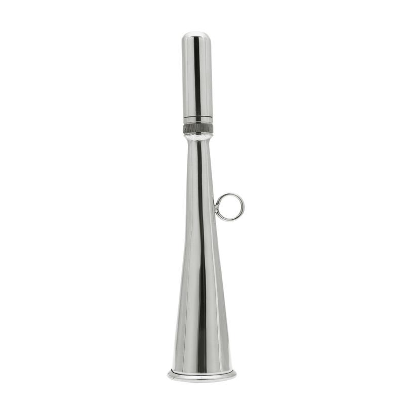 ZMFJH Marine Boat Handheld Foghorn Stainless Steel Fog Horn Removable Mouthpiece Accessory Yacht Marine Safety Communication