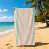 M-MinimalStripedFabric Pattern Towel Towel Soft Pool Gift For Travel Gym Shower Cool Camping Quick Dry Sports Large Beach Towel
