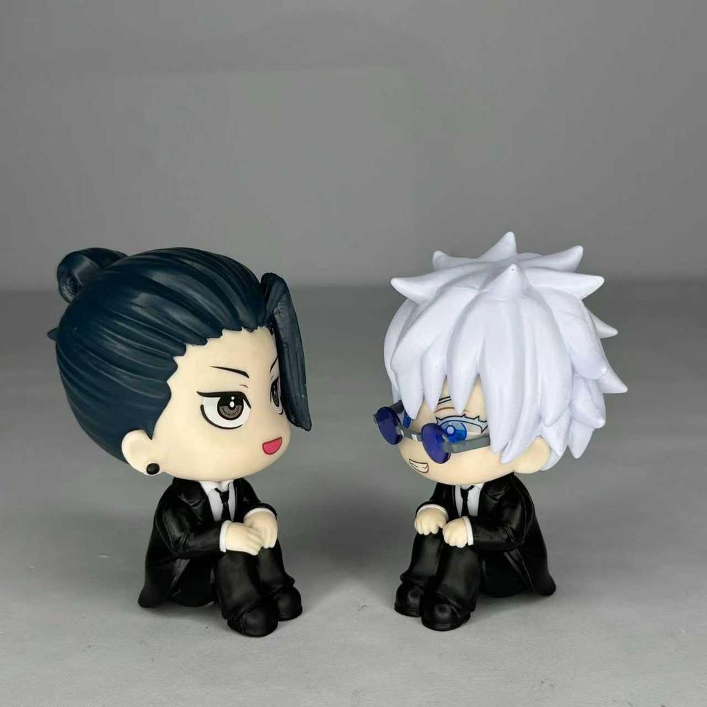 10cm Q Jujutsu Kaisen Anime Figurka Podívej se nahoru Chousou Akční Figurka Q Verze Satoru Gojo/Geto Suguru Figurka PVC Sběratelské Hračky