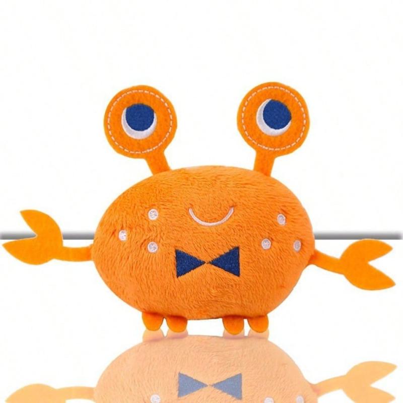 Cute Cartoon Plush Dog Toy Set, Pet Chewing Sound Toys, Durable Soft Material, For Puppy, Kitten Teething, Suitable For Pupp