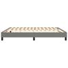 vidaXL Boxspringbettgestell Dunkelgrau 160x200 cm Stoff