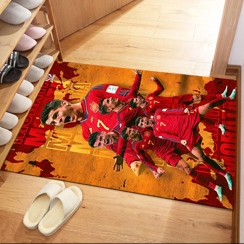 Atletico Madrid Yer Halısı Ofis Halısı Oyun Odası Giriş Yemek Odası Dekorasyonu İçin Mükemmel Odayı Dekore Edin Kaymaz Halı Anime Ofis Dekorasyonu Düğün Partisi Hediyesi