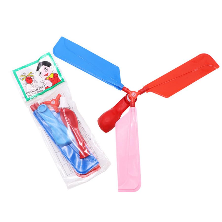 3/6/9sets Balloon Propeller Helicopter Science Kit Fun Experiment Game Tool Party Festival DIY Flying Entertainment Supplies XJM