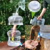 Auslaufsicherer Outdoor-Wasserbehälter mit weiter Öffnung und Hahn für einfache Entnahme
