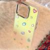 Gilt Colored Gems for IPhone17Promax Mobile Phone Case 16 Electroplating 15 Anti-fall Hard 13 Laser Advanced