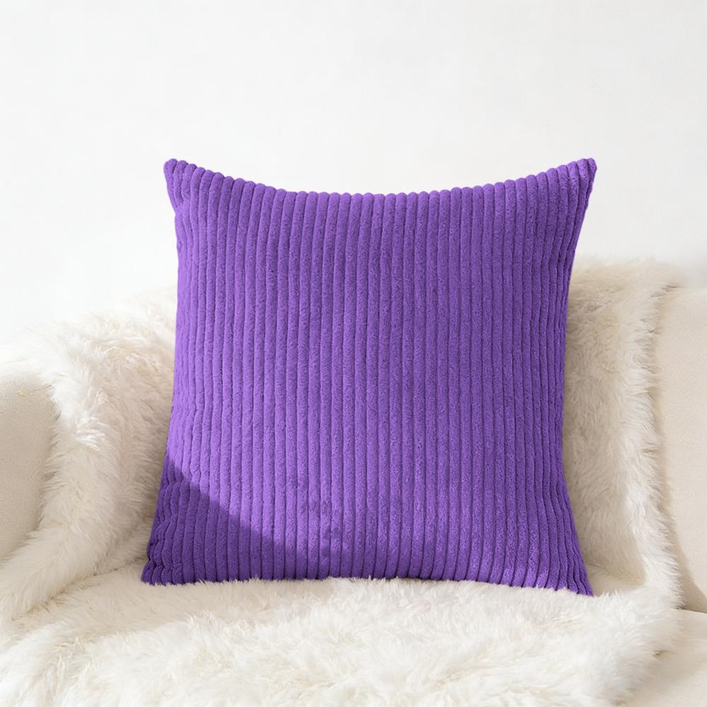 70x70 65x65Large Size Corduroy Pillow Cover Soft Plush Flannel Cushion Cover Fluffy Couch Pillow Case for Sofa Living Room Decor