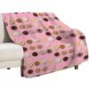Crumbl Cookies Throw Blanket Warm Cozy Throw Blanket for Living Room Couch