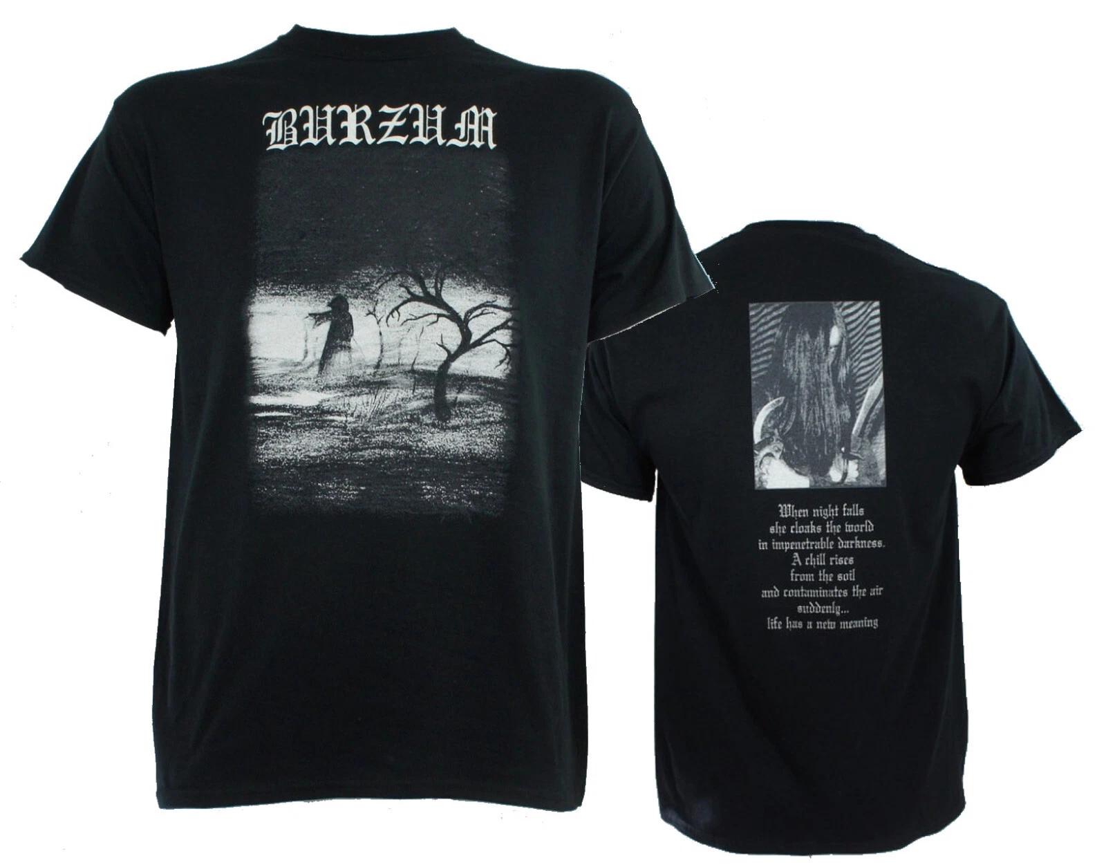 First Album cd cvr WHEN THE NIGHT FALLS Official SHIRT MED New hvis filosofem M
