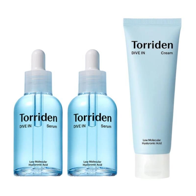 

TORRIDEN DIVE-IN Low Molecular Hyaluronic Acid Serum (50ml + 40ml) + Cream 80ml Set