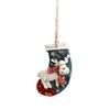 Santa Claus Hanging Pendants Christmas Tree Decor Resin Festive Decorations for Home Party Xmas DIY Gifts