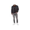 Calvin Klein Ss23 Round Neck Loose Fit Logo Print Long Sleeve T-Shirt Men Tops Black 000NM2171E