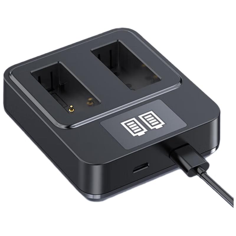 llano Dual Slot LP-E17 Camera Battery Charger for Canon EOS Cameras CN plug (adapter included)