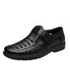 Summer New European and American Handmade Men's Sandals Casual Leather Shoes Men's Beach Velcro Bag Head Dual-purpose Breathable Slippers