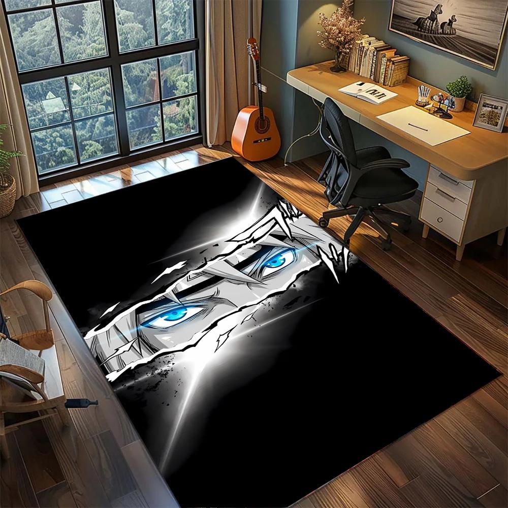 Naruto Non Slip Big Size Carpet Rug, Washable Large Area Floor Mat Indoor Bedroom Gamer Room.-TING
