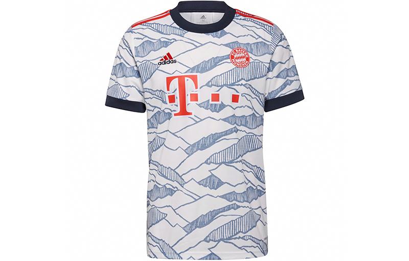 Adidas Bayern Munich Black Soccer Jerseys Men s White Moderate GM5315 S