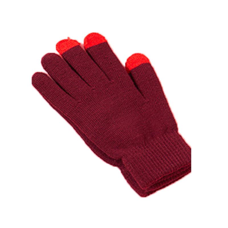Touch Screen Gloves Winter Women Men Warm Stretch Knit Mittens Imitation Wool Full Finger Guantes Female Crochet Luvas Thicken
