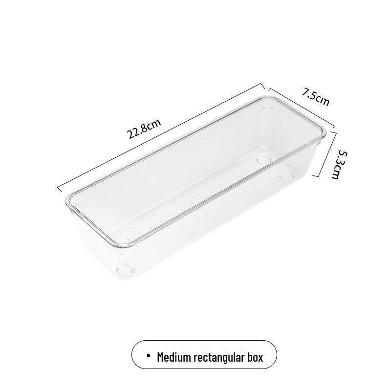 

Прямоугольный пластиковый настольный органайзер со встроенным пеналом Medium rectangular box
