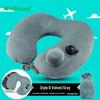WELLHOUSE Inflatable U-Shaped Travel Neck Pillow