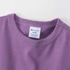 Champion short logo short sleeve L T-shirt, sleeve, 100% cotton, classic, one-point embroidery, T-shirt, basic, C3-P300Z, men's, violet,