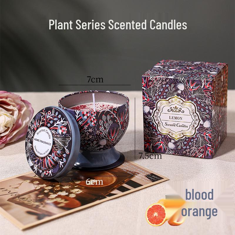 Exquisite High-Stemmed Glass Scented Candle Set - Long-Lasting Indoor Fragrance & Decorative Gift