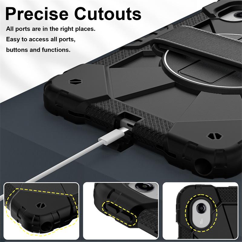 Για Lenovo Xiaoxin Pad 11" 2025 Idea Tab M11 11 ιντσών TB336FU TB336ZU TB330FU Λουράκι Χειρός Βάση Θήκη Tablet Αντικραδασμική Θωράκιση Funda