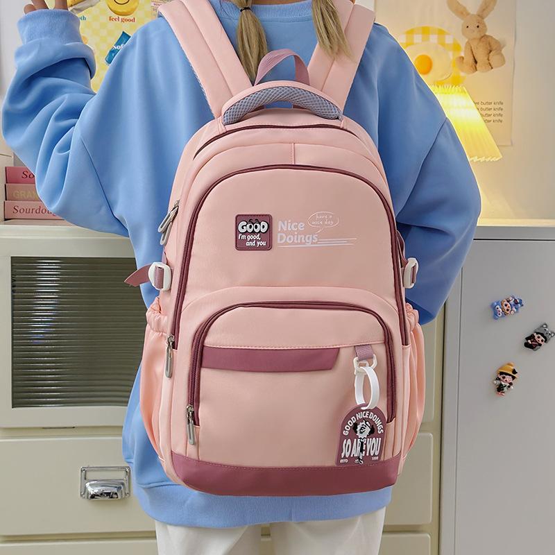 Large Capacity Backpack New Fashion Trendy Spot Backpack Junior High School High School College School School Bag