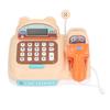 Children Play Cash Register Toy Fun Supermarket Checkout Toy with Microphone Sounds for Boys Girls Toddlers
