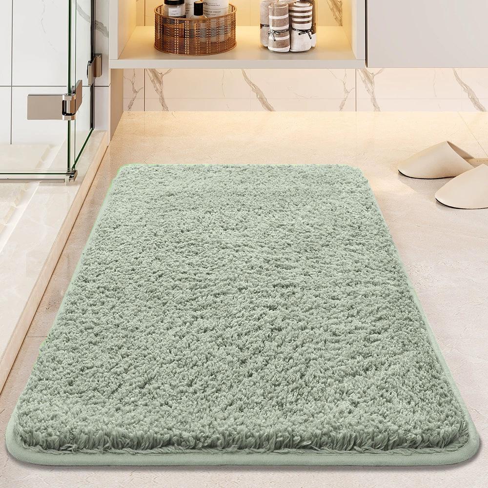 Thickened Bathroom Floor Mat, Absorbent Bathroom, Non Slip Bathroom Mat, Bedroom Carpet, Door Mat, Entrance Foot Mat