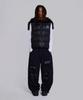 Jeidideuleondeon (U) Black Check Backed Distressed Monster Jogger Black