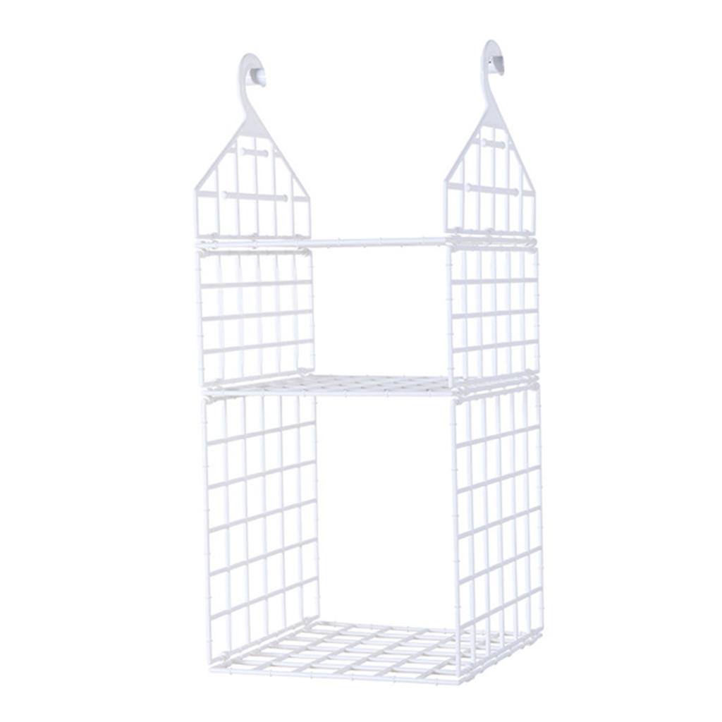 2/3/4/5 Tier Folding Closet Organization Shelves Multi-Purpose Checkered Clothes Rack For Home Bedroom