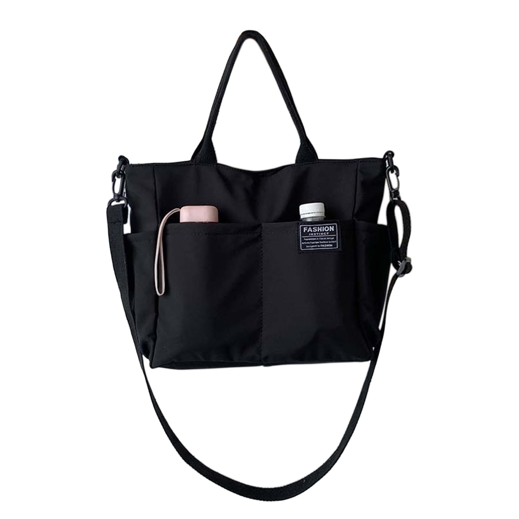 

NOTAG Women s Shoulder Bag, Crossbody Bag, Large Capacity, Handbag, 2-Way, Large, Shoulder Bag, Waterproof, Lightweight, Simple Design, Travel,